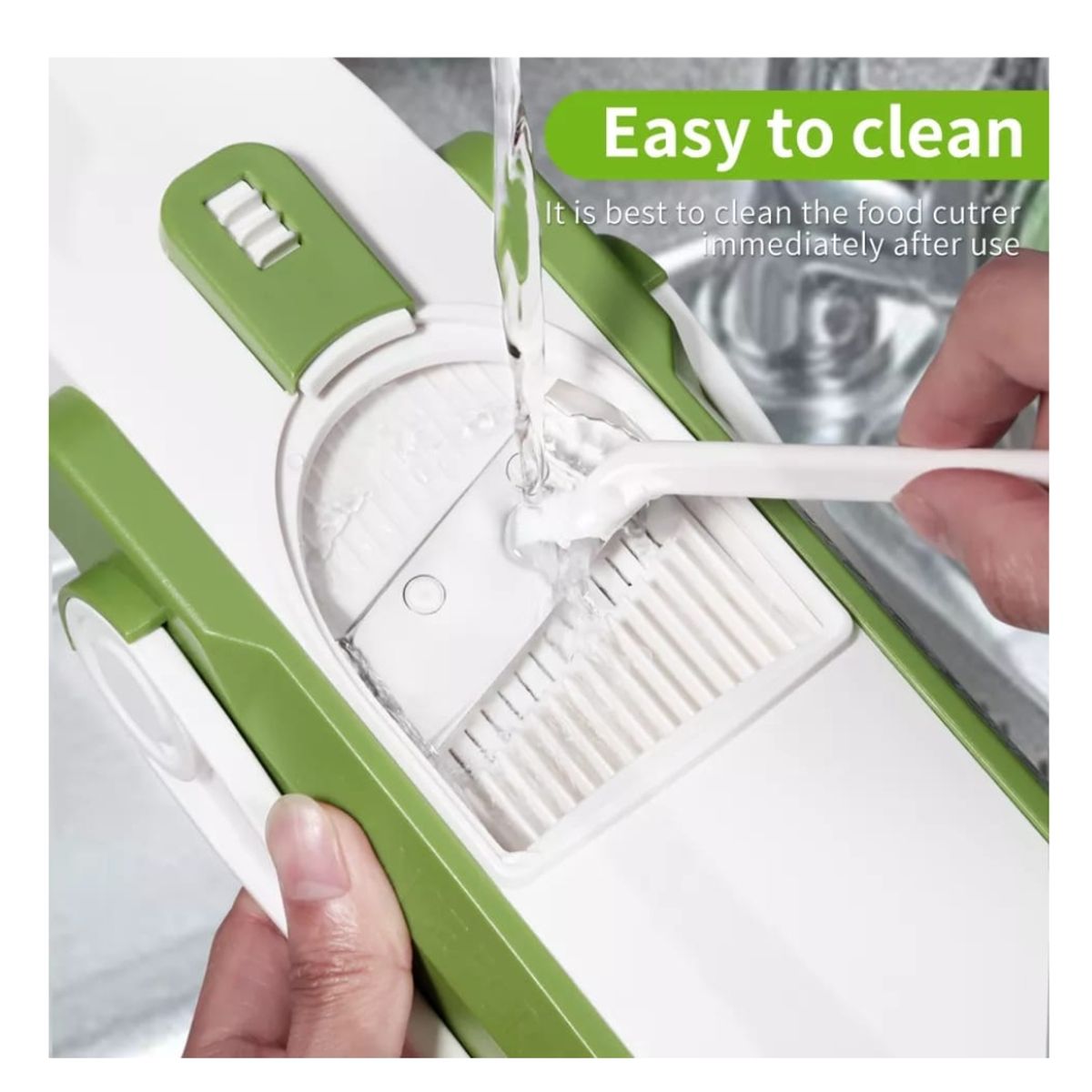 GENERICO - Cortador Rebanador De Verduras 4 En 1 Mandolina