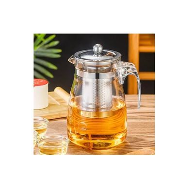 Imagen 2 del producto Tetera Té Infusiones Vidrio Con Filtro Acero Inox 750ml