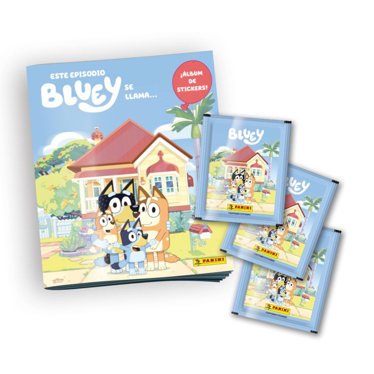 PANINI CHILE - Pack Álbum Bluey + 48 Sobres
