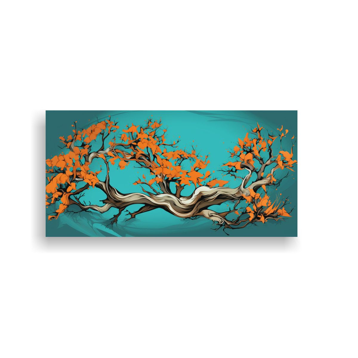 GENERICO - Pintura Decorativa Arte Hermoso Ambiente Árbol De Enebro En 160x80cm