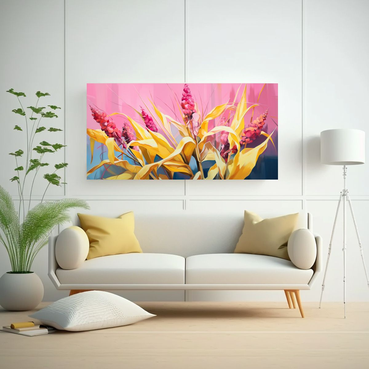 GENERICO - Pinturas De Decoración De Concepto Dormitorio A Granos De M 160x80cm