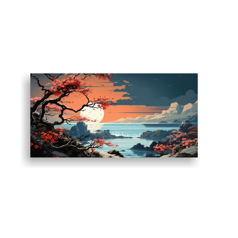 GENERICO - Pintura De Pared: Diseño Original De Un Árbol De Manglar E 160x80cm