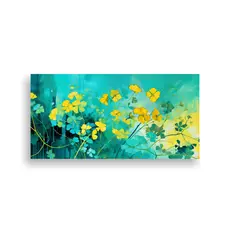 GENERICO - Pinturas Decorativas De Lienzo Inspiración Colorida De Hier 160x80cm.