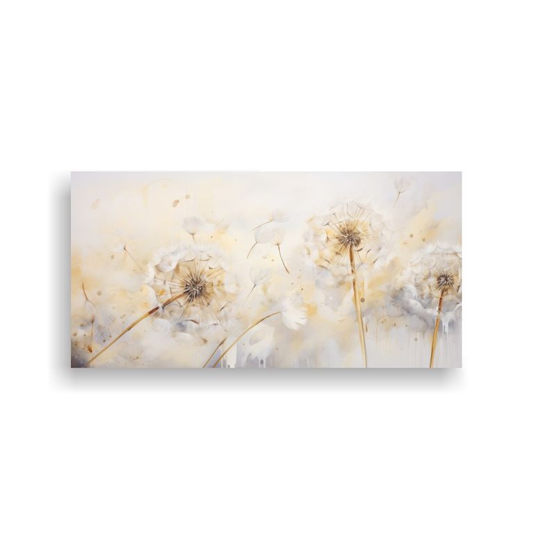 GENERICO - Lienzo Conceptual Simple Pintura Abstracta De Flores De Dien 160x80cm