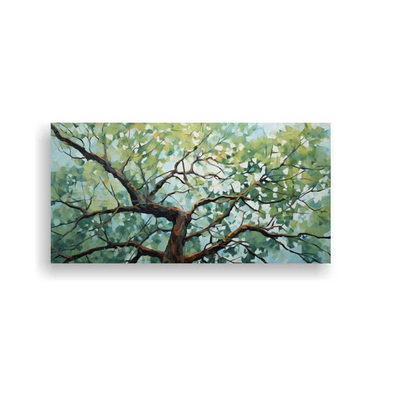 GENERICO - Cuadro De Composición Adorable De Un Árbol En Un Bosque Pi 160x80cm