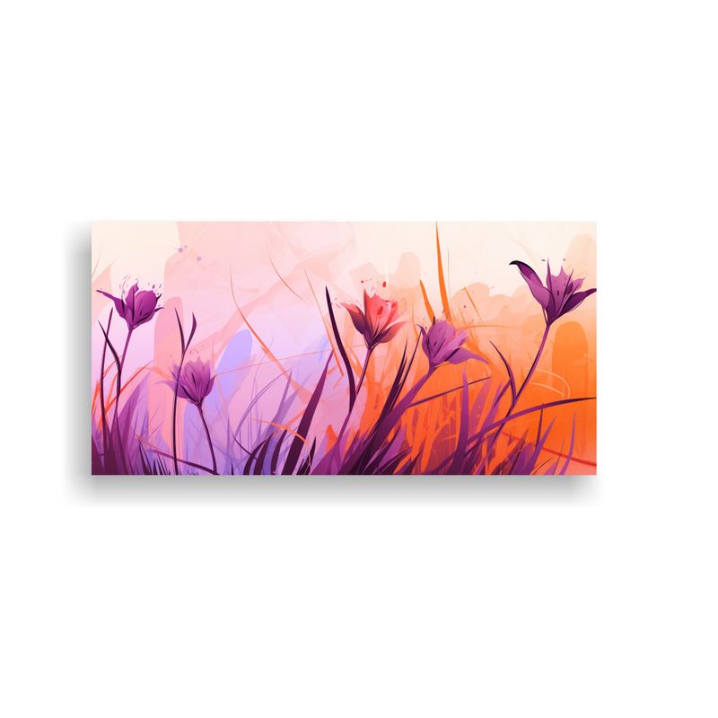 GENERICO - Pinturas Decorativas De Temática Natural Con Hierbas De Lim 160x80cm