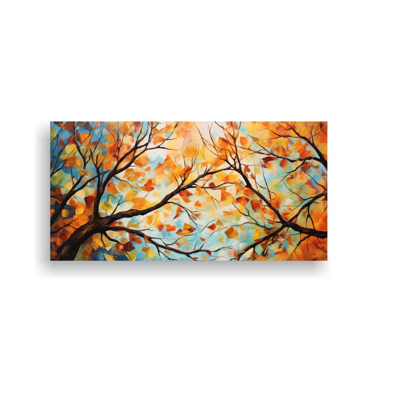 GENERICO - Tela En Bastidor Tela Canvas Luminosidad Abstracto Pintura D 160x80cm