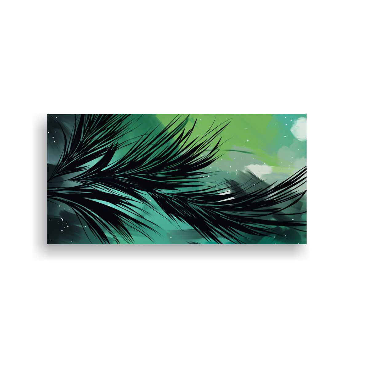 GENERICO - Pinturas Decorativas En Lienzo De Alta Calidad Con Hojas De  160x80cm