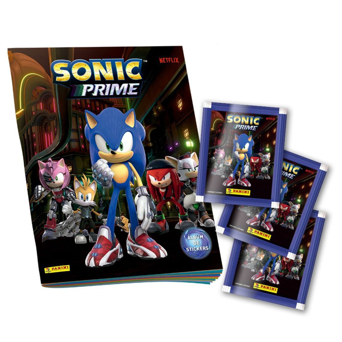 PANINI - Pack Álbum + 20 Sobres Sonic Prime 2024