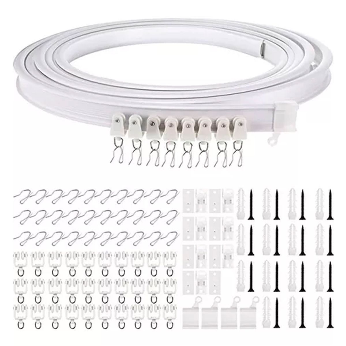 OFERTABKN - Riel Para Cortina De Techo Riel De Techo Soporte 5mts