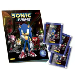 PANINI CHILE - Pack Álbum + 40 Sobres Sonic Prime 2024