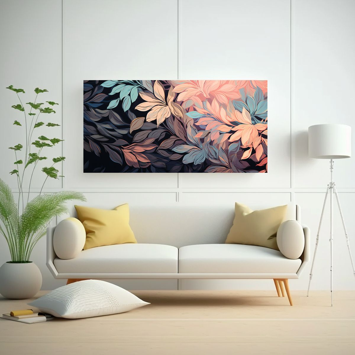 GENERICO - Cuadro De Diseño En Relieve Con Granos De Arroz En Colores  160x80cm.