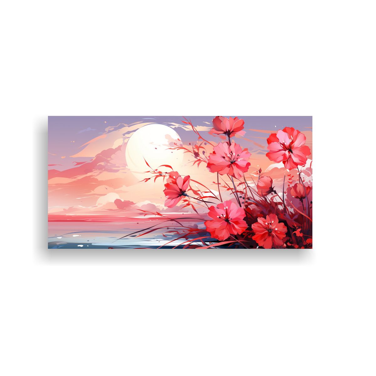 GENERICO - Cuadro Fotografía Brillante A Base De Caña De Azúcar En C 160x80cm