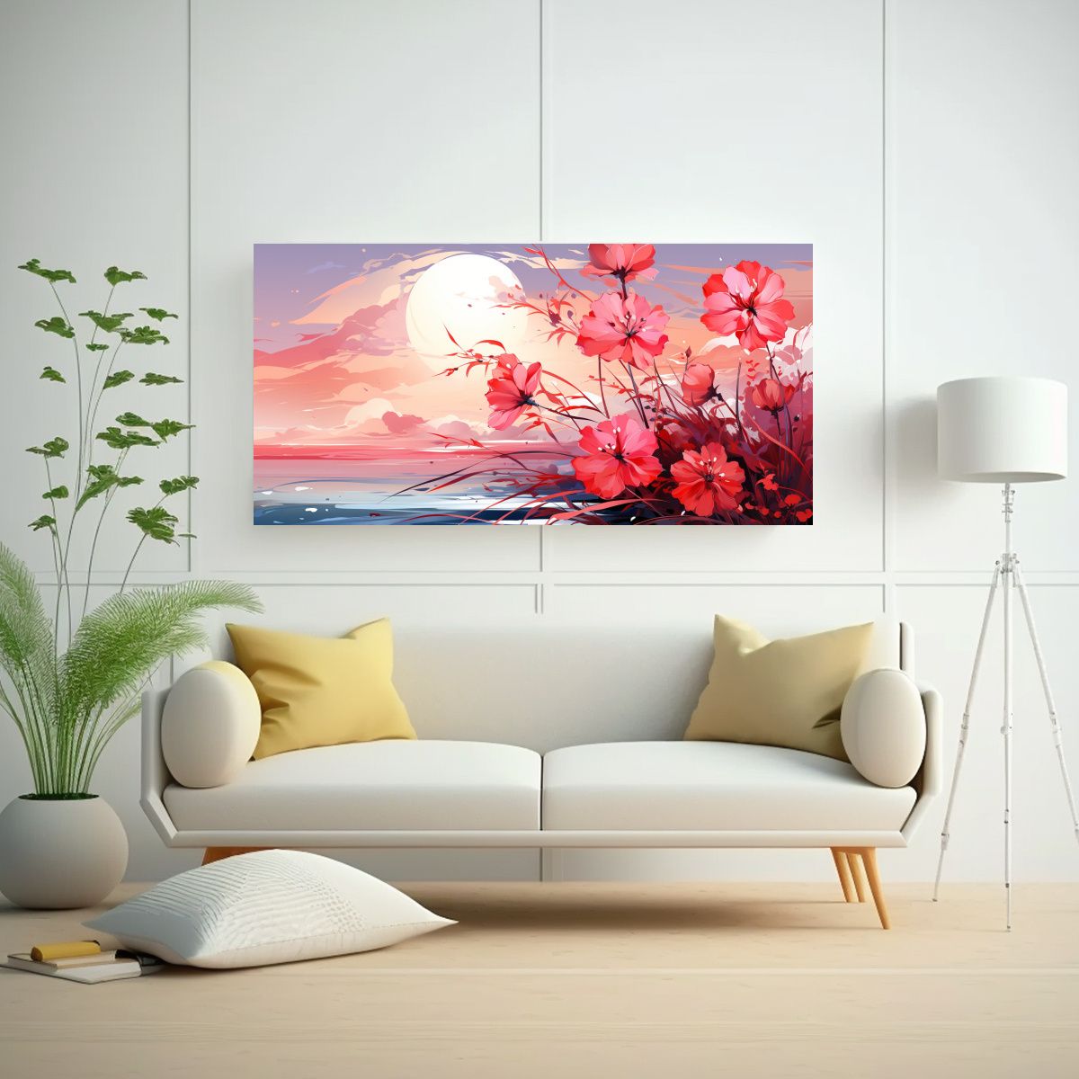 GENERICO - Cuadro Fotografía Brillante A Base De Caña De Azúcar En C 160x80cm