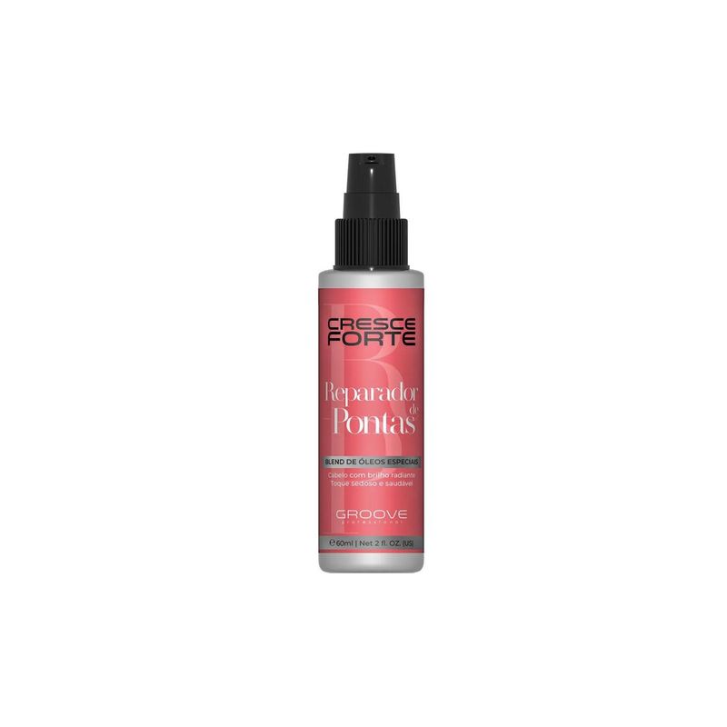 GROOVE PROFESIONAL - Óleo Reparador de Puntas Cresce Forte Groove Professional 60 Ml