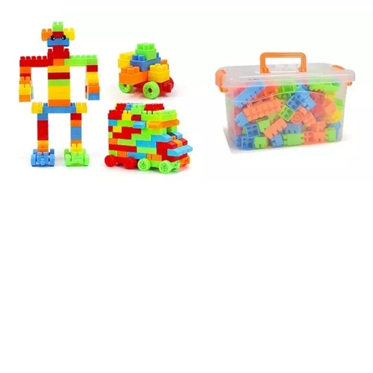 GENERICO - Pack 150 Pcs Juguetes De Bloques De Construcción Para Niños