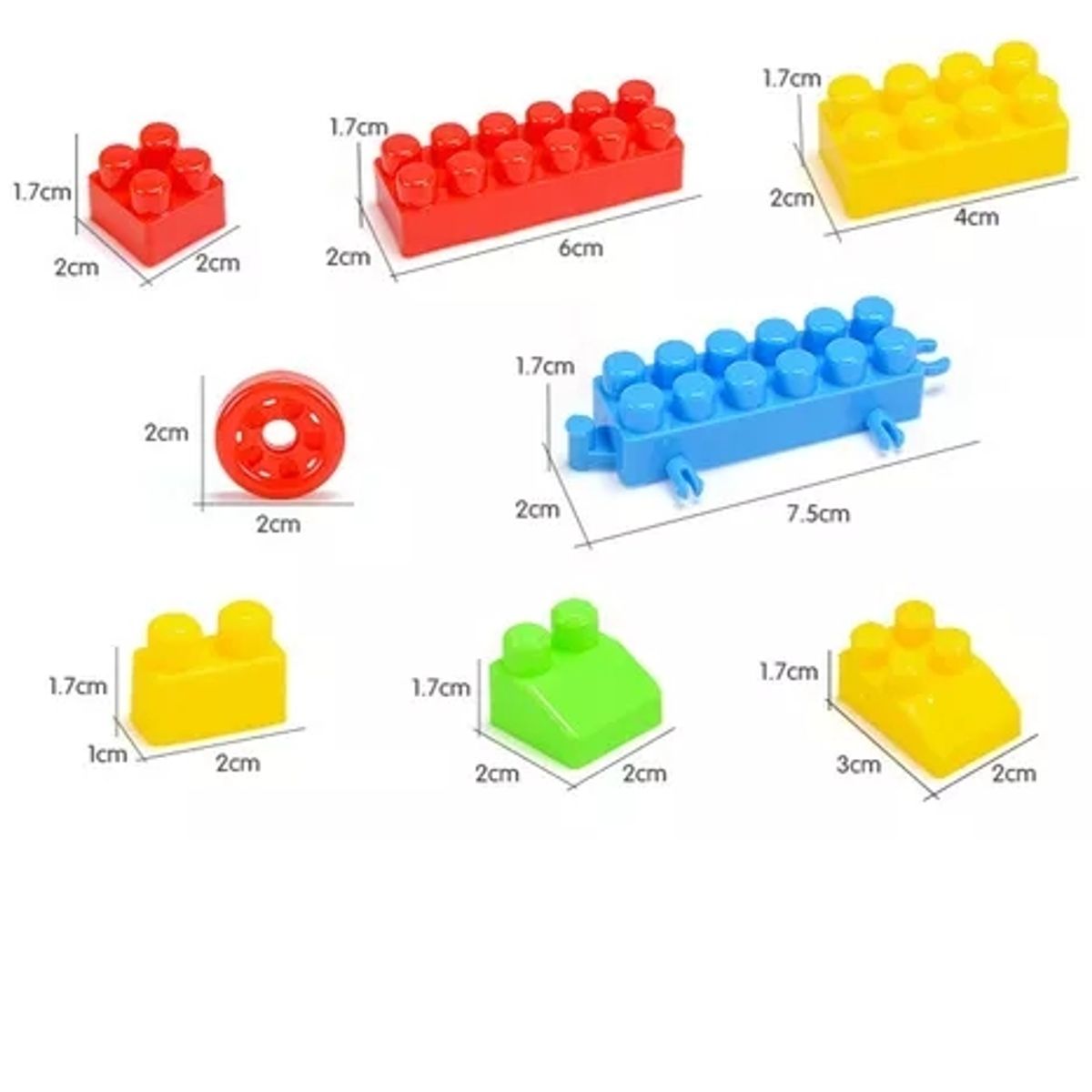 GENERICO - Pack 150 Pcs Juguetes De Bloques De Construcción Para Niños