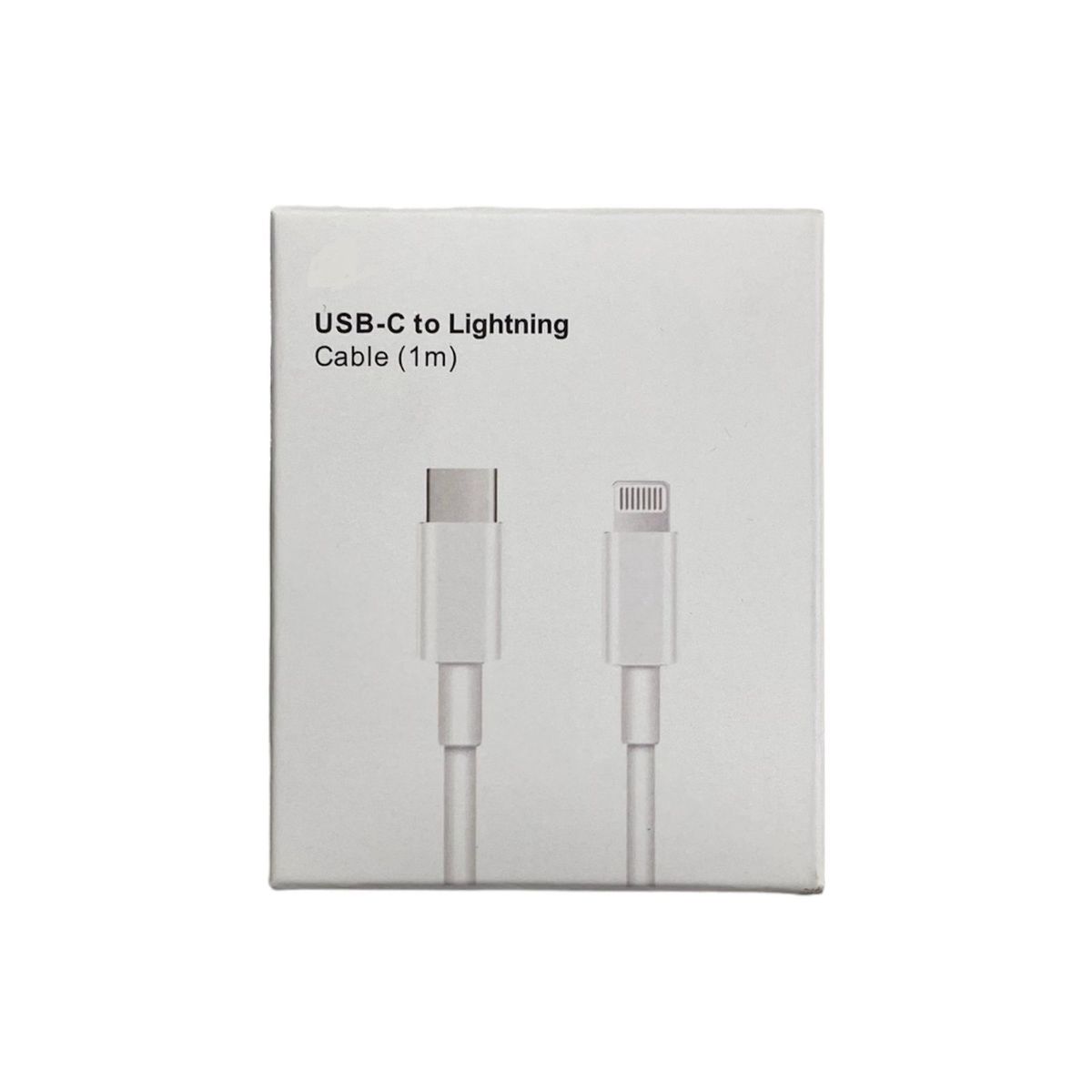 GENERICO - Cable para telefono lightning a tipo-c carga rapida 1m