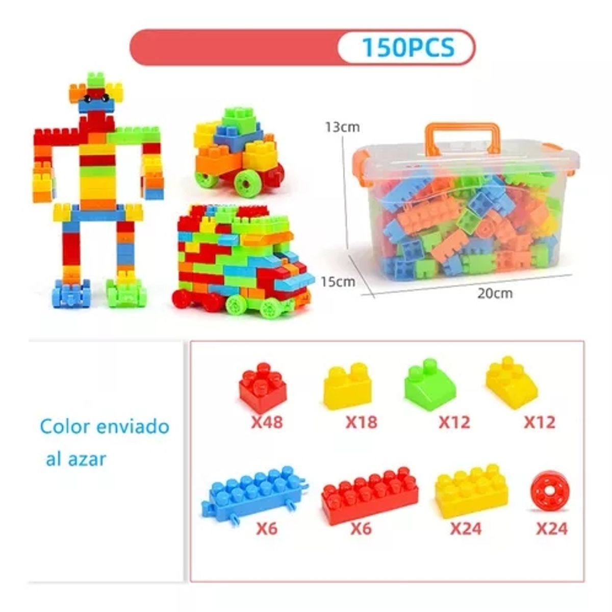 GENERICO - Bloques De Construcción Para Niños Diy Juguetes Ensamblaje