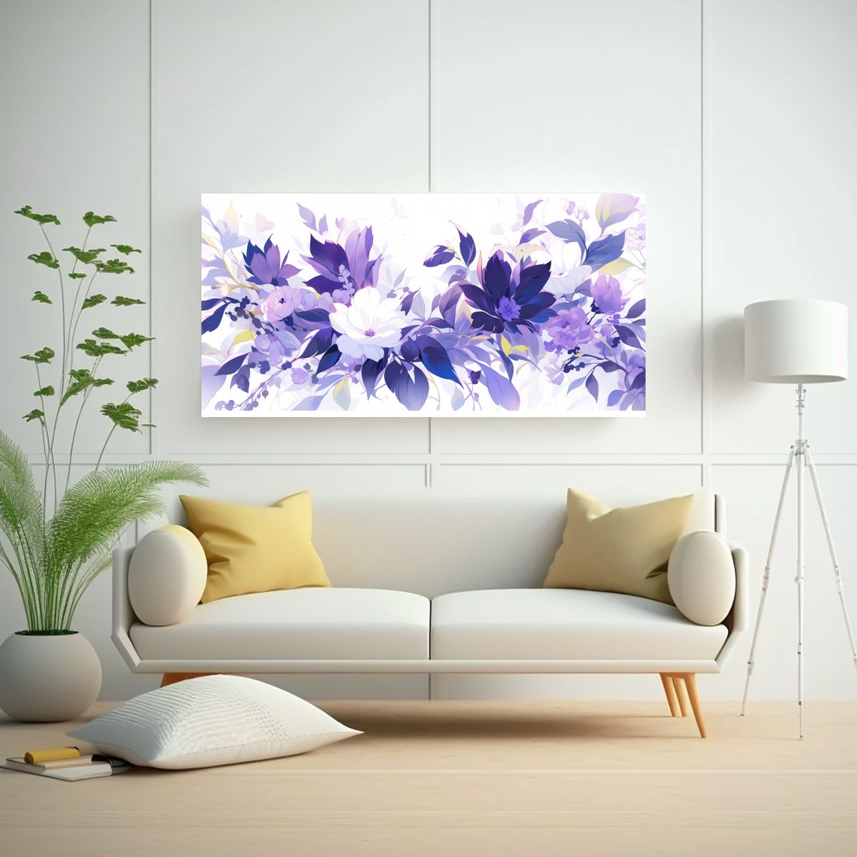 GENERICO - Pinturas Decorativas Estilo Galería De Naturaleza Viva En C 160x80cm