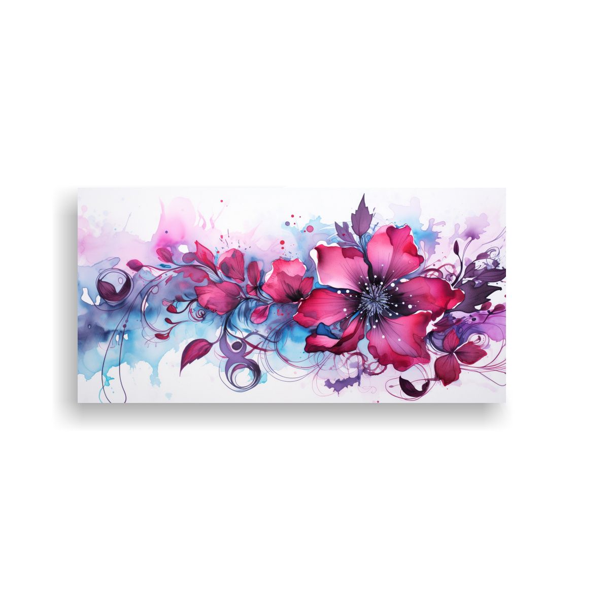 GENERICO - Pinturas Decorativas De Lienzo Tema Temática Acuarelas Colo 160x80cm