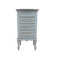 Mueble velador cajonera 4 cajones