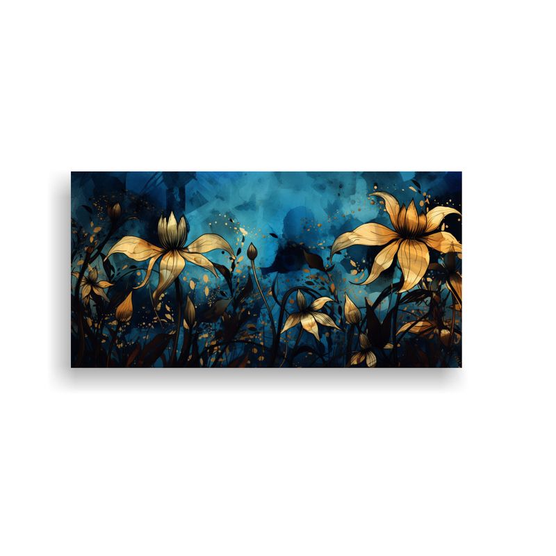 GENERICO - Pinturas Decorativas De Impacto Visual En Colores Dorados Y  160x80cm
