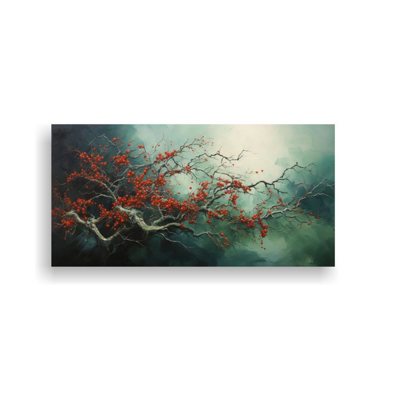 GENERICO - Expresión única En Pintura Abstracta De Árbol De Acebo Es 160x80cm