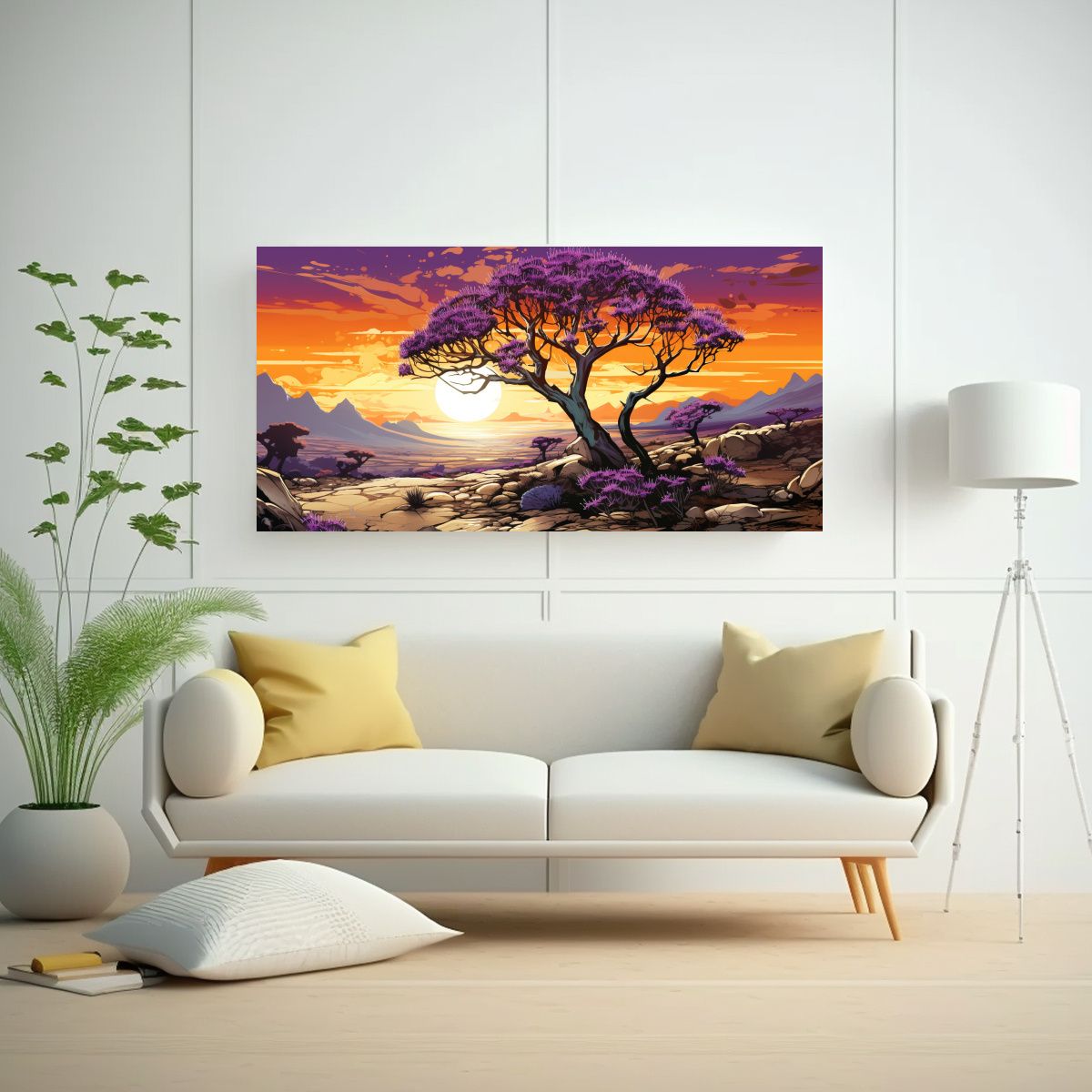 GENERICO - Pintura Decorativa De Tela En Bastidor Diseño Culturar A Jo 160x80cm