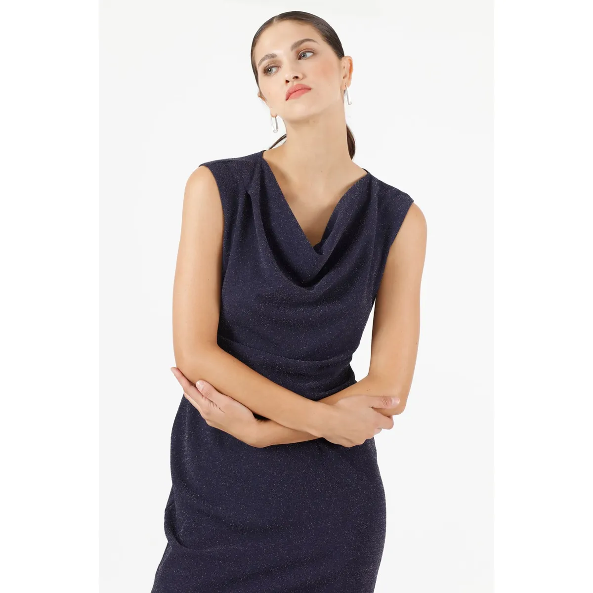 PRIVILEGE - Vestido azul 318