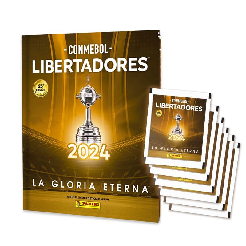 PANINI CHILE - Pack Álbum Tapa Dura + 40 Sobres Copa Libertadores 2024
