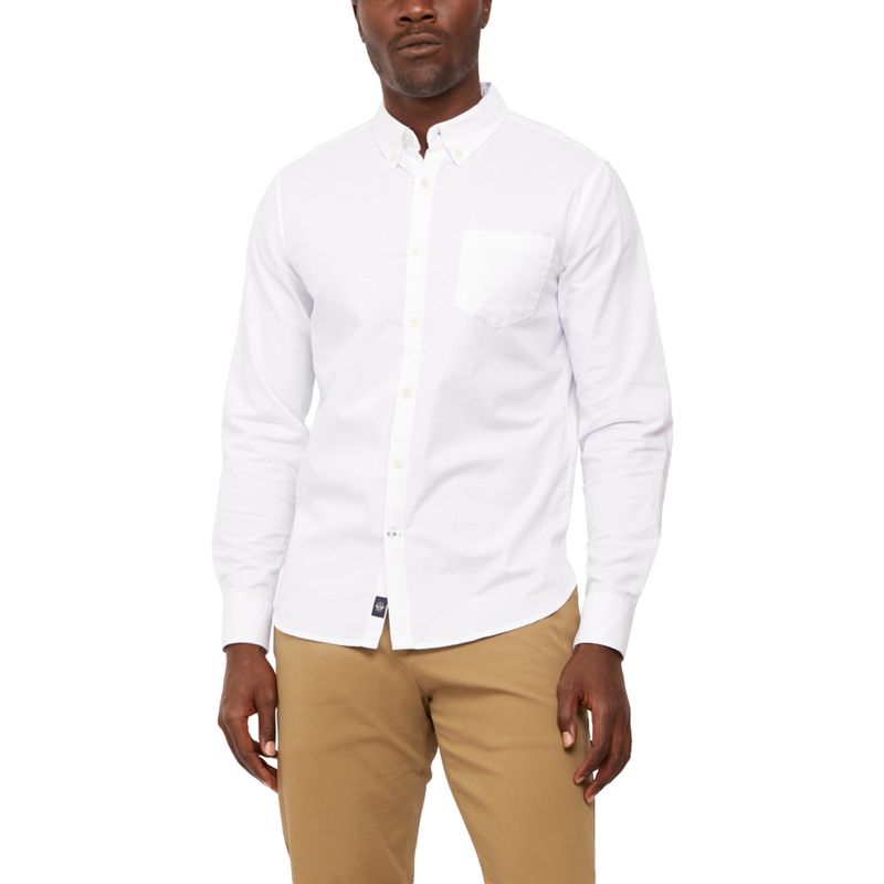 DOCKERS - Camisa SF Oxford 2.0 Slim Fit Blanca Dockers