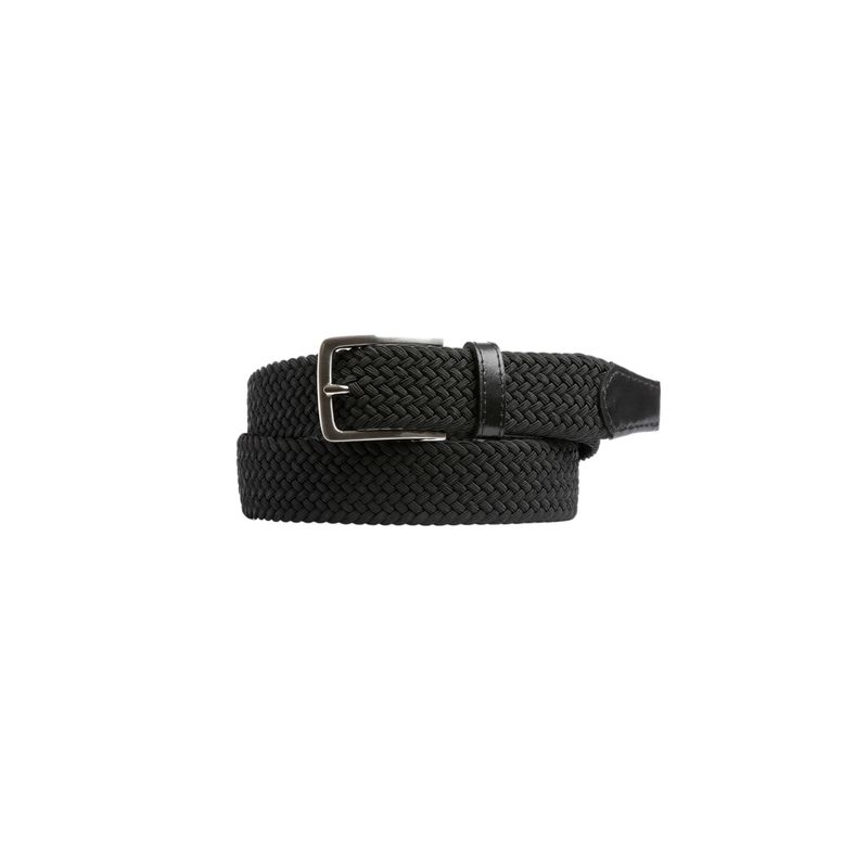 DOCKERS - Cinturón Hombre Trenzado Negro Dockers