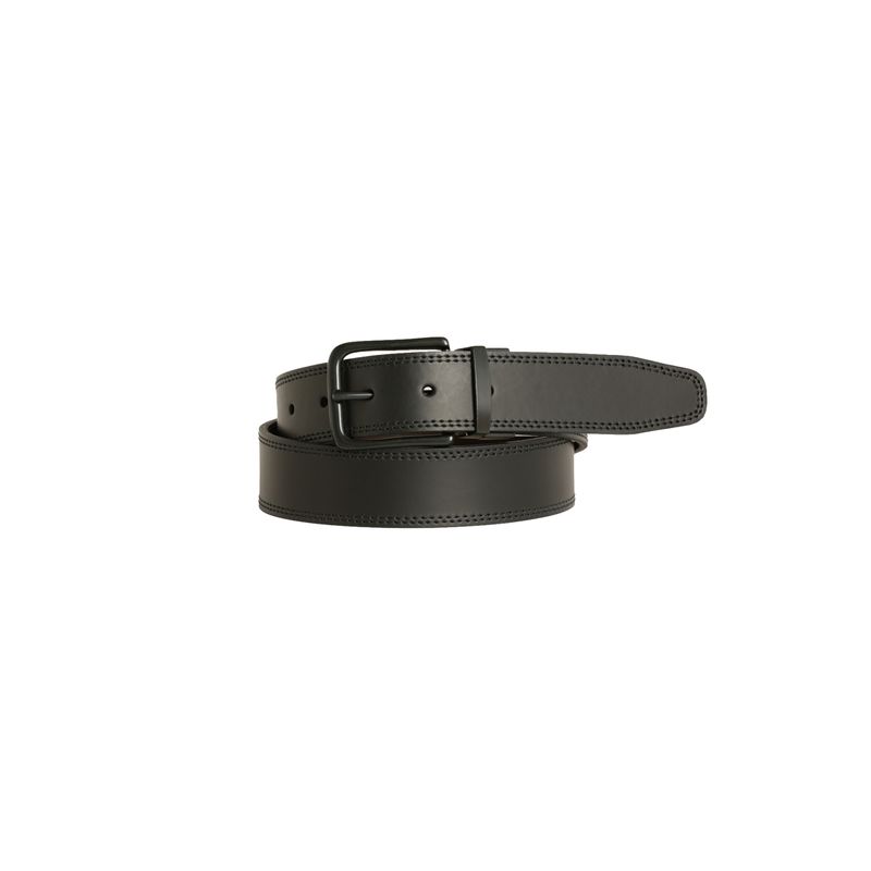DOCKERS - Cinturón Hombre Reversible 100% Cuero Negro Dockers