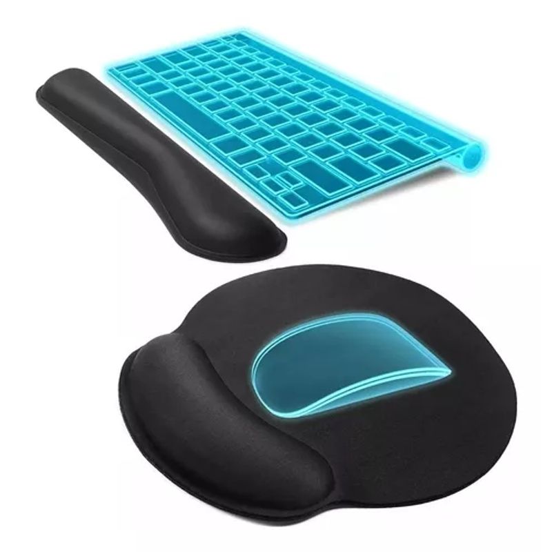 GENERICO - Memory Foam Gel Mouse Pad Soporte Para Muñeca Reposamuñecas