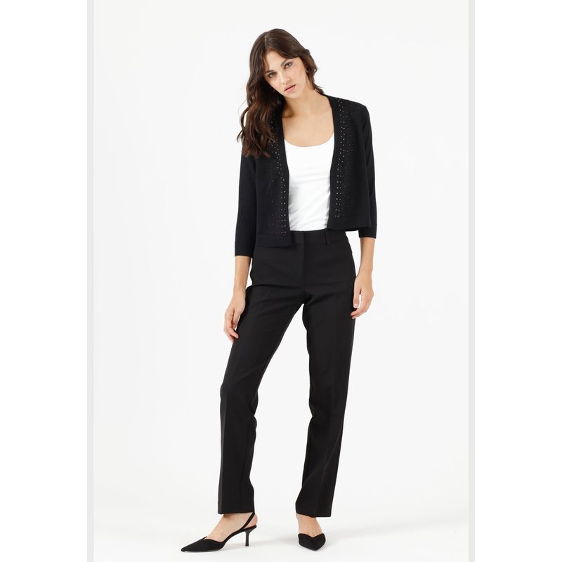 PRIVILEGE - Leggings slim fit negra PRIVILEGE