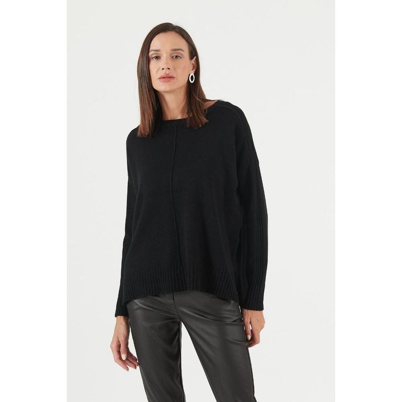 PRIVILEGE - Sweater negro PRIVILEGE 953 - Negro