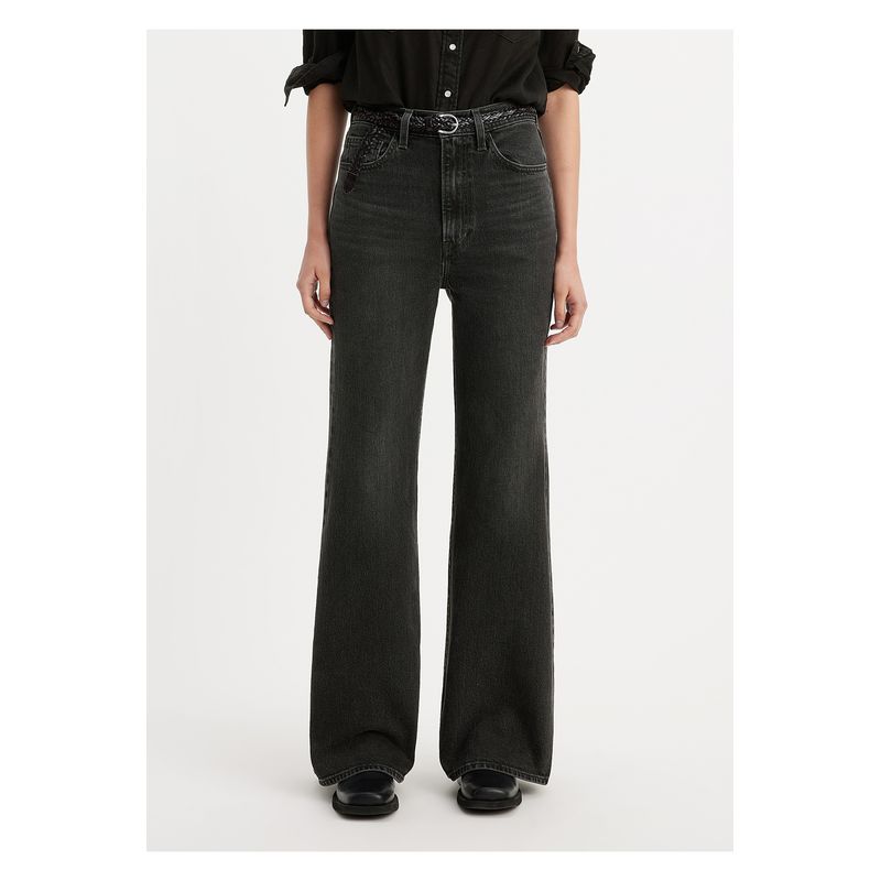 LEVIS - Jeans Mujer Ribcage Bells Negro Levis