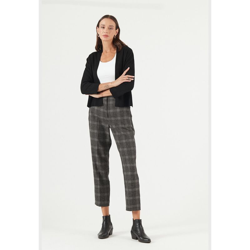 PRIVILEGE - Pantalon straight negro PRIVILEGE