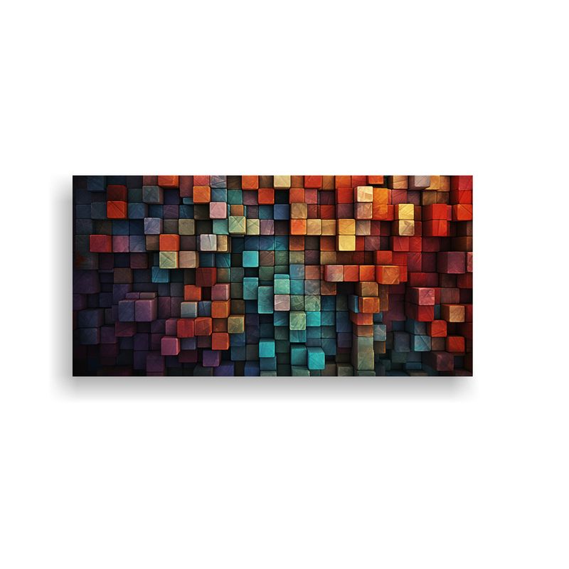 GENERICO - Pinturas Decorativas De Abstracción Con Textura De Colores  160x80cm