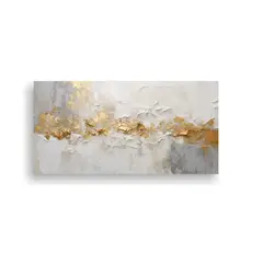 GENERICO - Pintura Al óleo Minimalista Mikho Para Decoración De Habit 160x80cm.