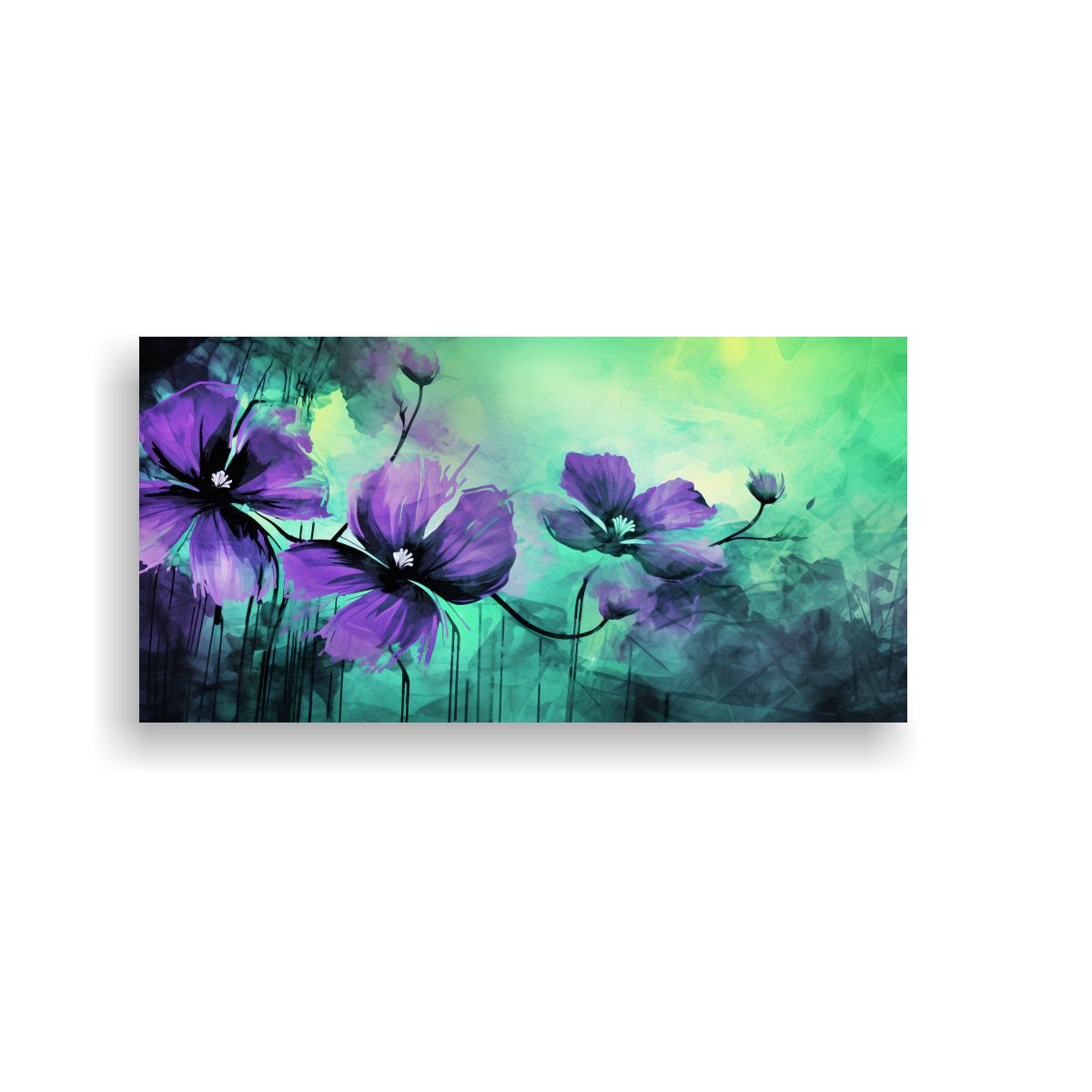 GENERICO - Pinturas Decorativas Estilo Neonoir Inspiradas En Estrellas  160x80cm