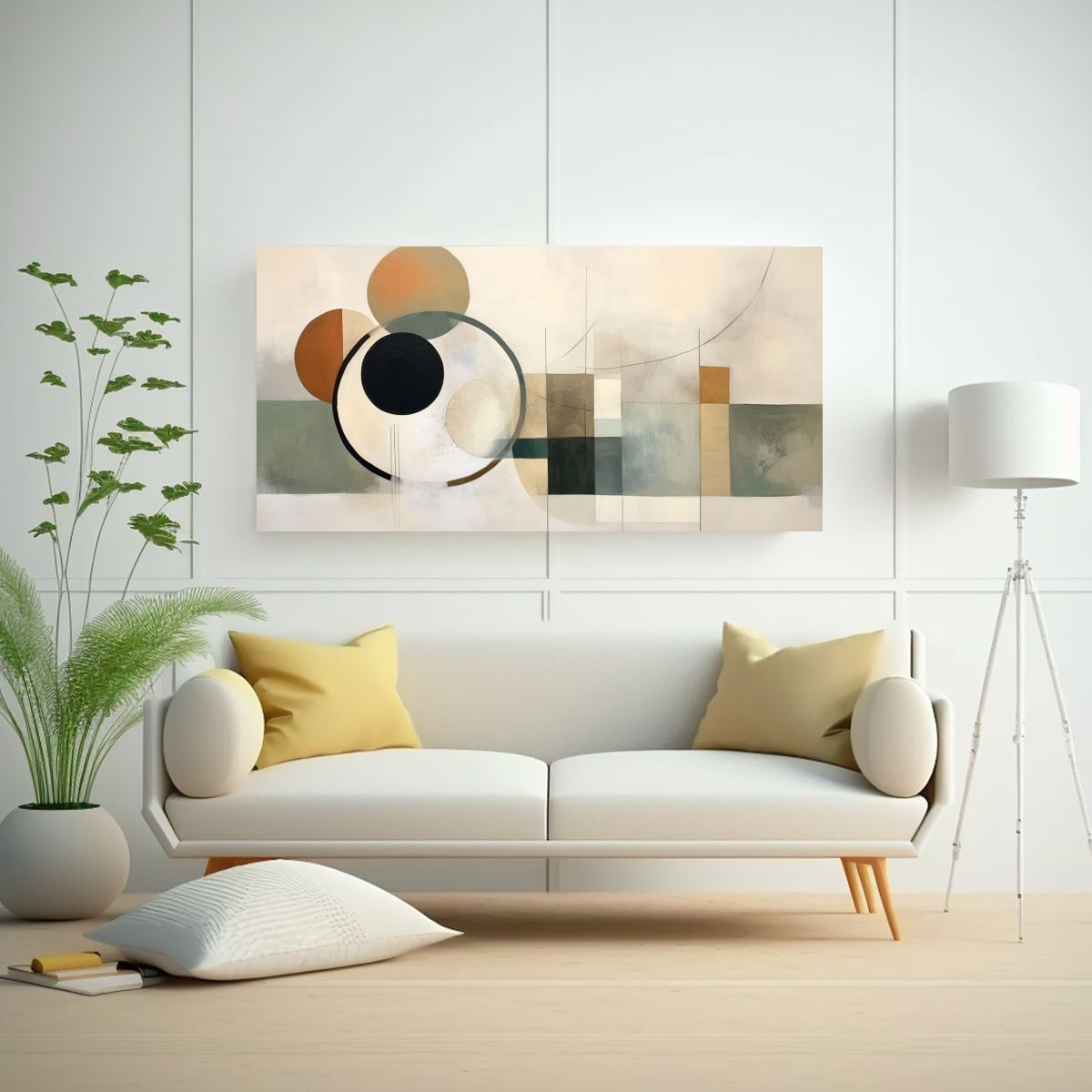 GENERICO - Pinturas Abstractas De Composición Dinámica Para Decoraci 160x80cm