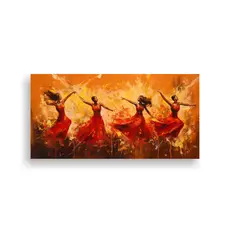 GENERICO - Pinturas Decorativas Con La Vibrante Electricidad De Un Núm 160x80cm
