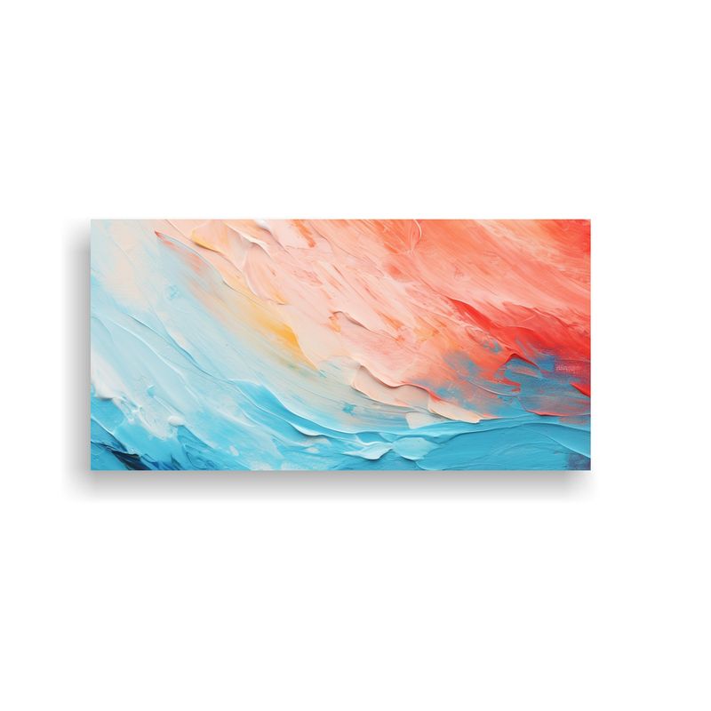 GENERICO - Fondo De Pintura Al óleo Con Trazos De Pincel, Decoración  160x80cm