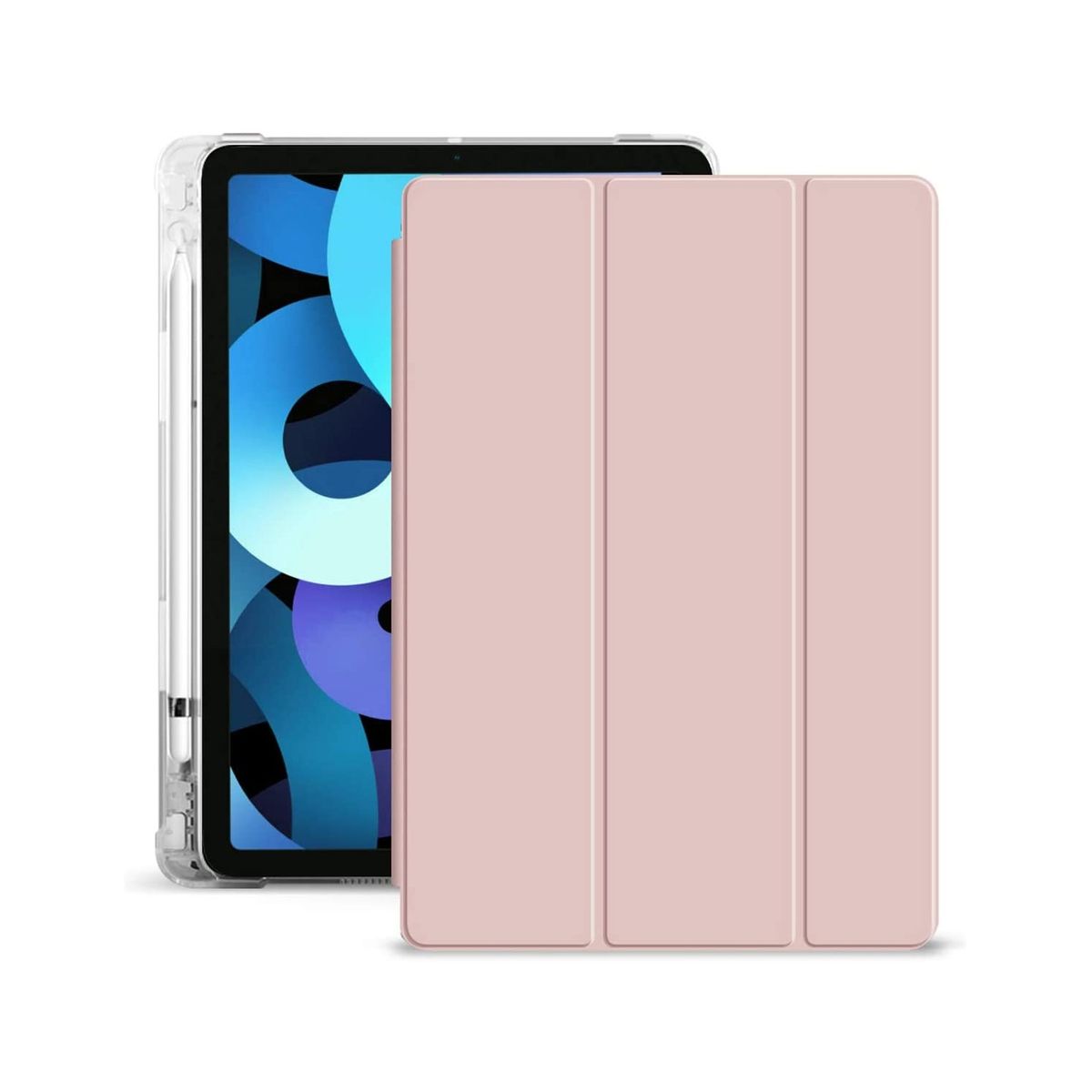 GENERICO - Funda Para Ipad Air 4 y 5 10.9" Flip Cover con Porta Lapiz Antigolpes