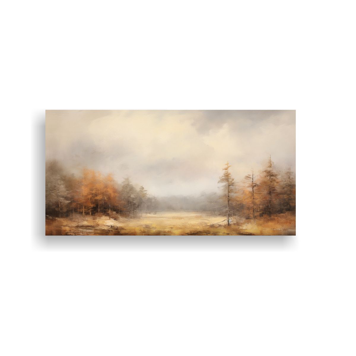 GENERICO - Pintura Al óleo Y Cera Fría En Lienzo Luz Dinámica Alla P 160x80cm