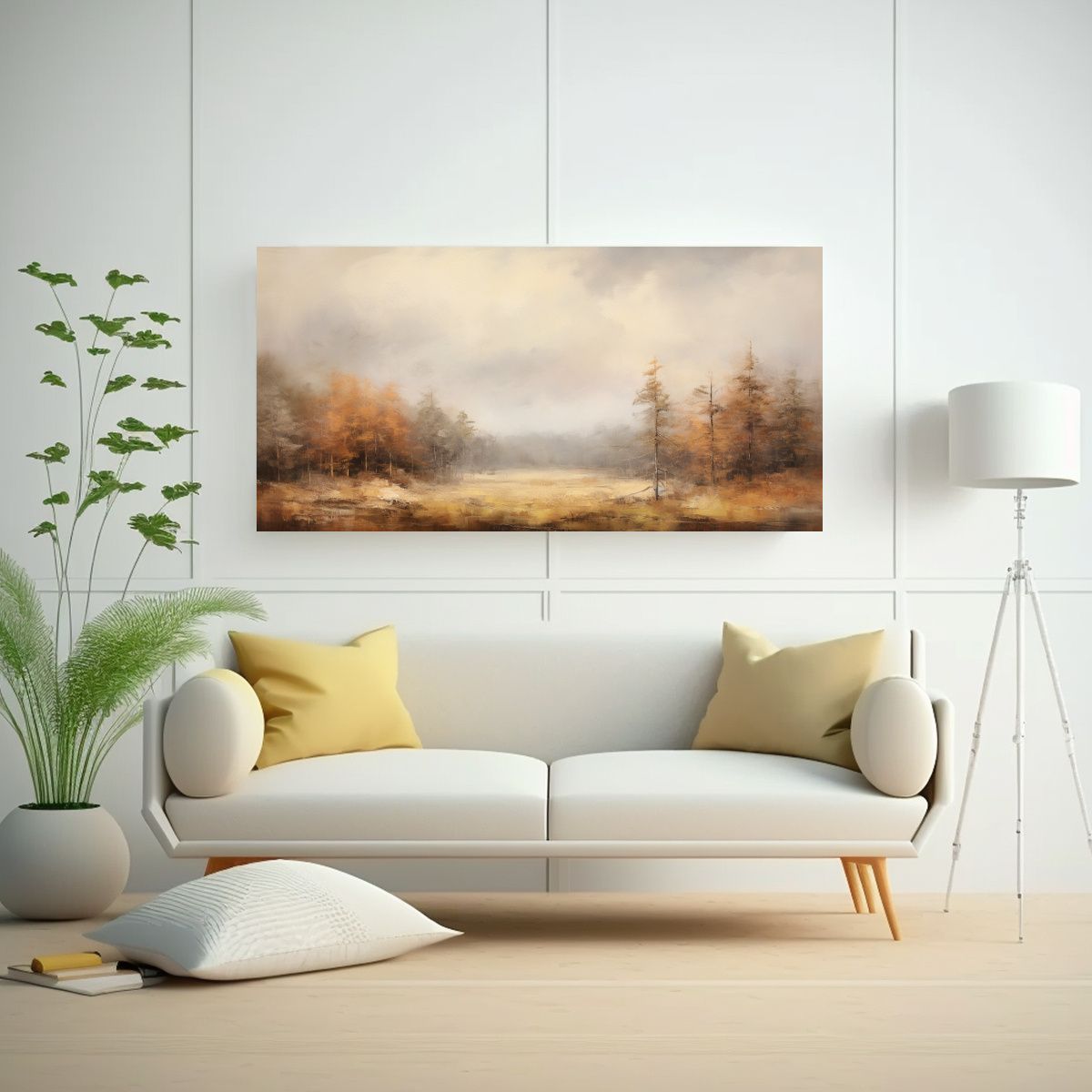 GENERICO - Pintura Al óleo Y Cera Fría En Lienzo Luz Dinámica Alla P 160x80cm