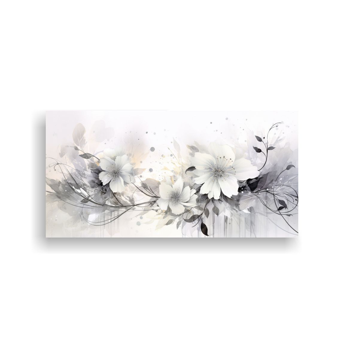 GENERICO - Pintura Decorativa Atmosfera Neonoir Estilo Pincel Mediano. 160x80cm