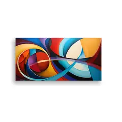 GENERICO - Cuadros Abstractos Para Decorar Habitación Con Colores Vivo 160x80cm